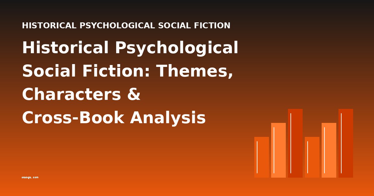 Historical Psychological Social Fiction: Themes, Characters & Cross-Book Analysis