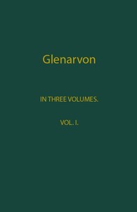 Cover of Glenarvon, Volume 1 (of 3) — Tex...
